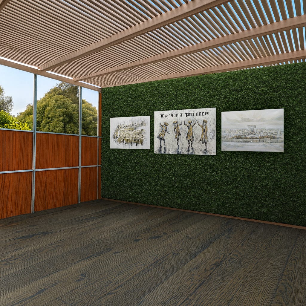 Painted by Batya Greenery Vinyl Mural Sukkah Decoration