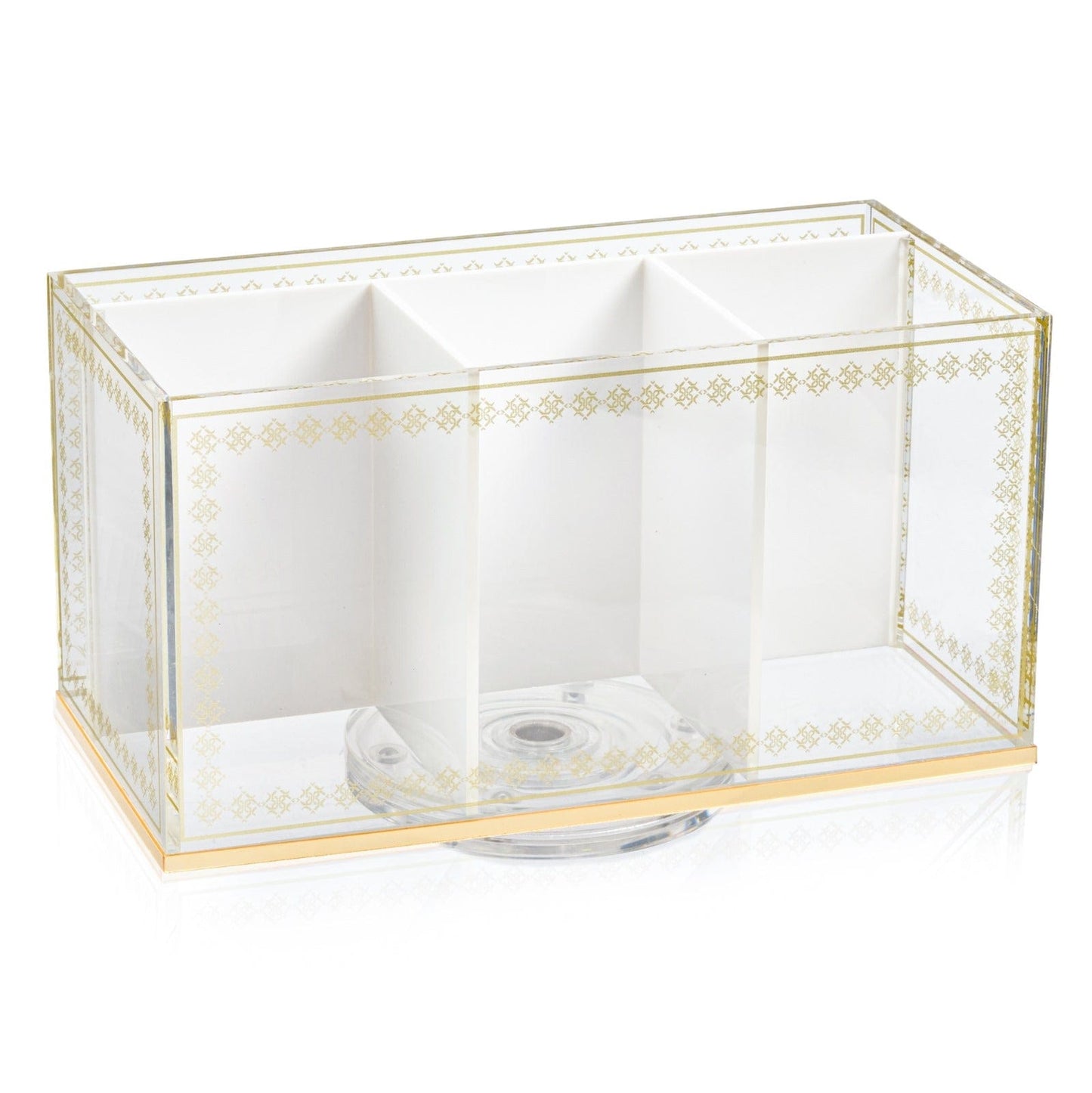 Inspired Swivel Silverware Caddy Gold