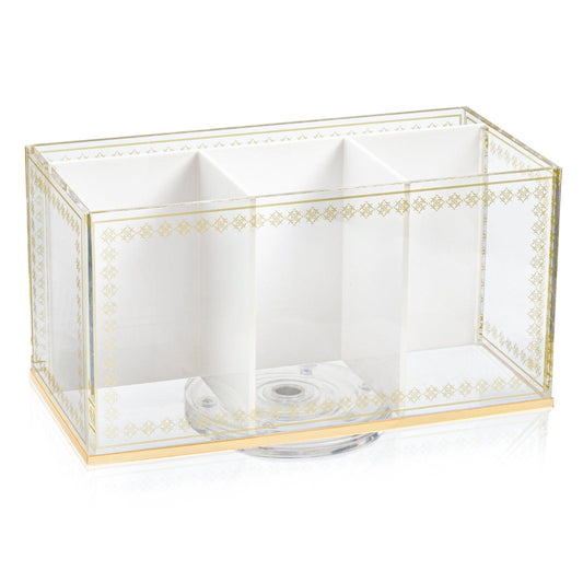 Inspired Swivel Silverware Caddy Gold
