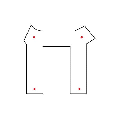 Kippah Letters (4) - Waterdale Collection