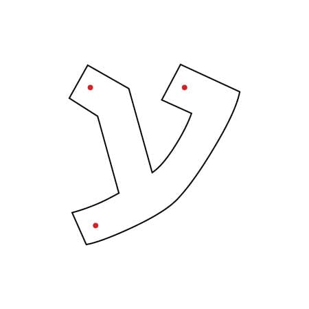 Kippah Letters (4) - Waterdale Collection