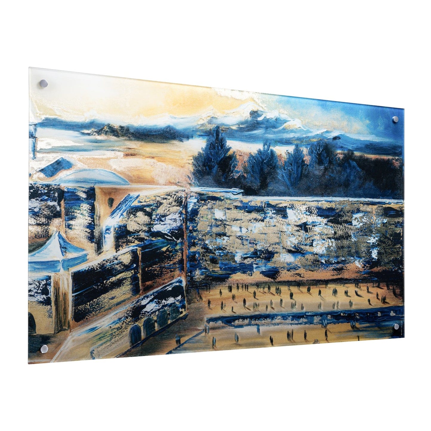 Kosel Plaza Deep Night Painting - Waterdale Collection