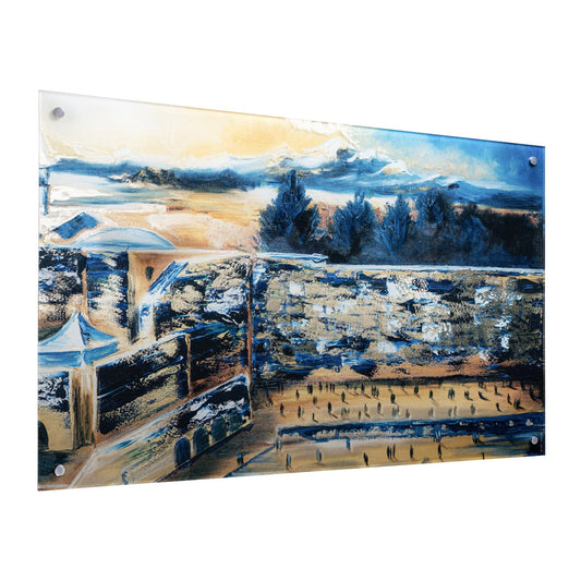 Kosel Plaza Deep Night Painting - Waterdale Collection