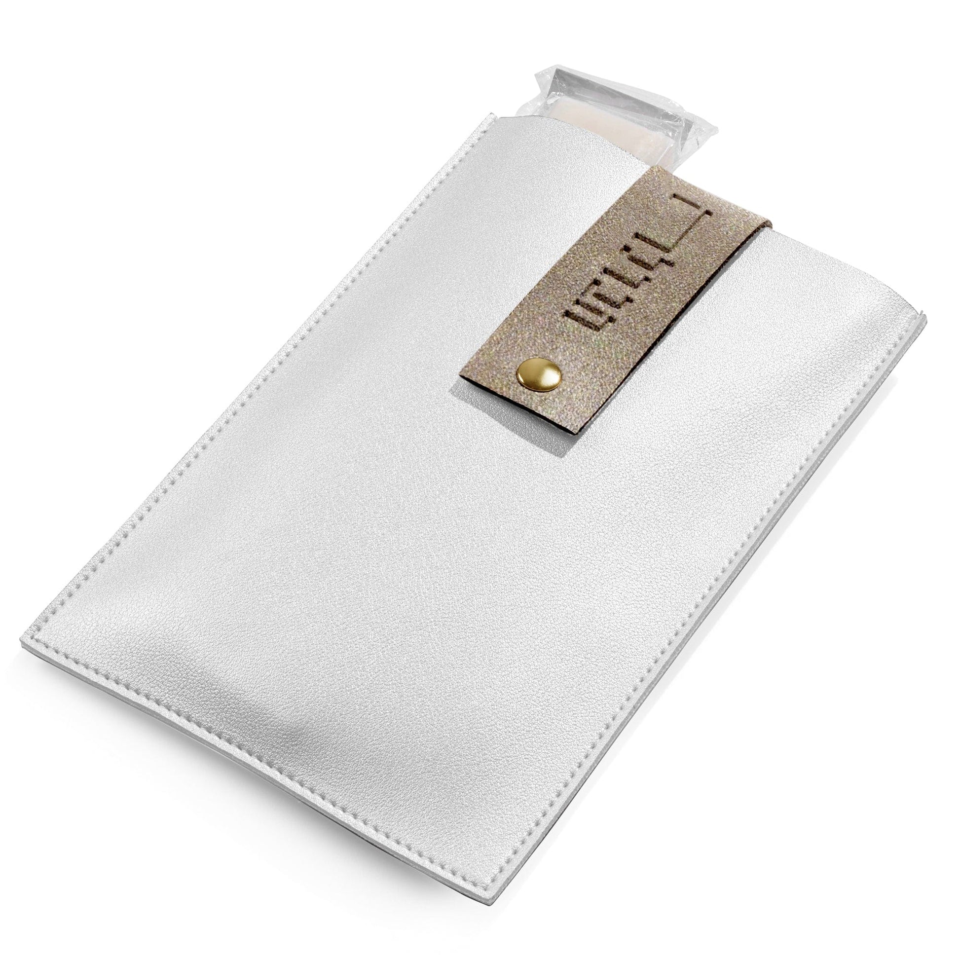 White Leather Havdalah Pouch | Waterdale Collection