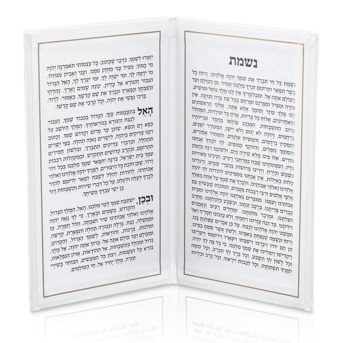 Leather Nishmas Booklet - Waterdale Collection