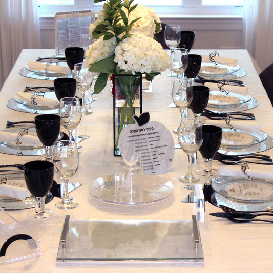Marble Rosh Hashanah Tablescape - Waterdale Collection