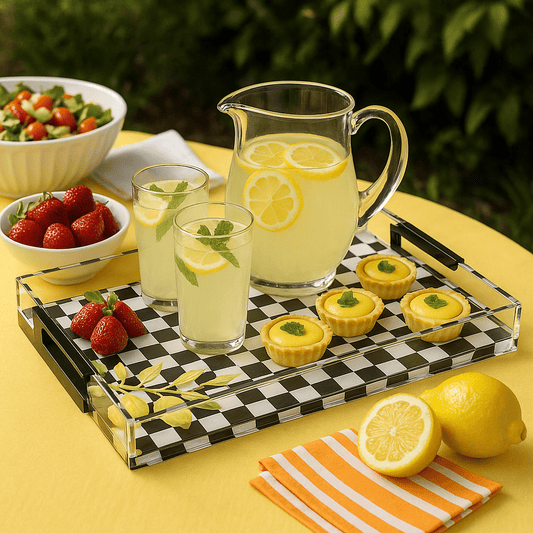 Onyx Lemona Serving Tray