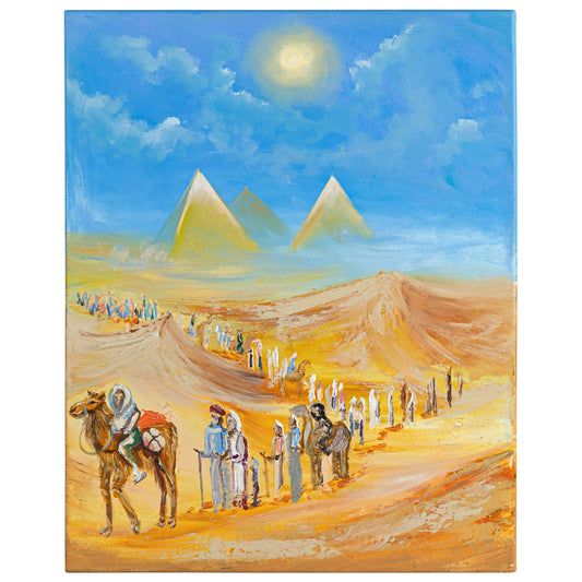 Original Hand Painted Pesach Art - Waterdale Collection