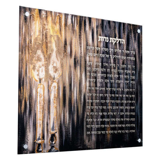 Painted Black Candles Hadlokas Neiros Wall Art - Waterdale Collection
