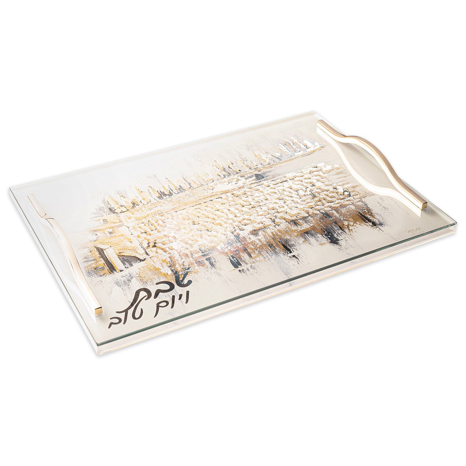 Painted Kosel at Winter Challah Board - Waterdale Collection