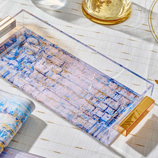 Painted Yosefa Bread Tray