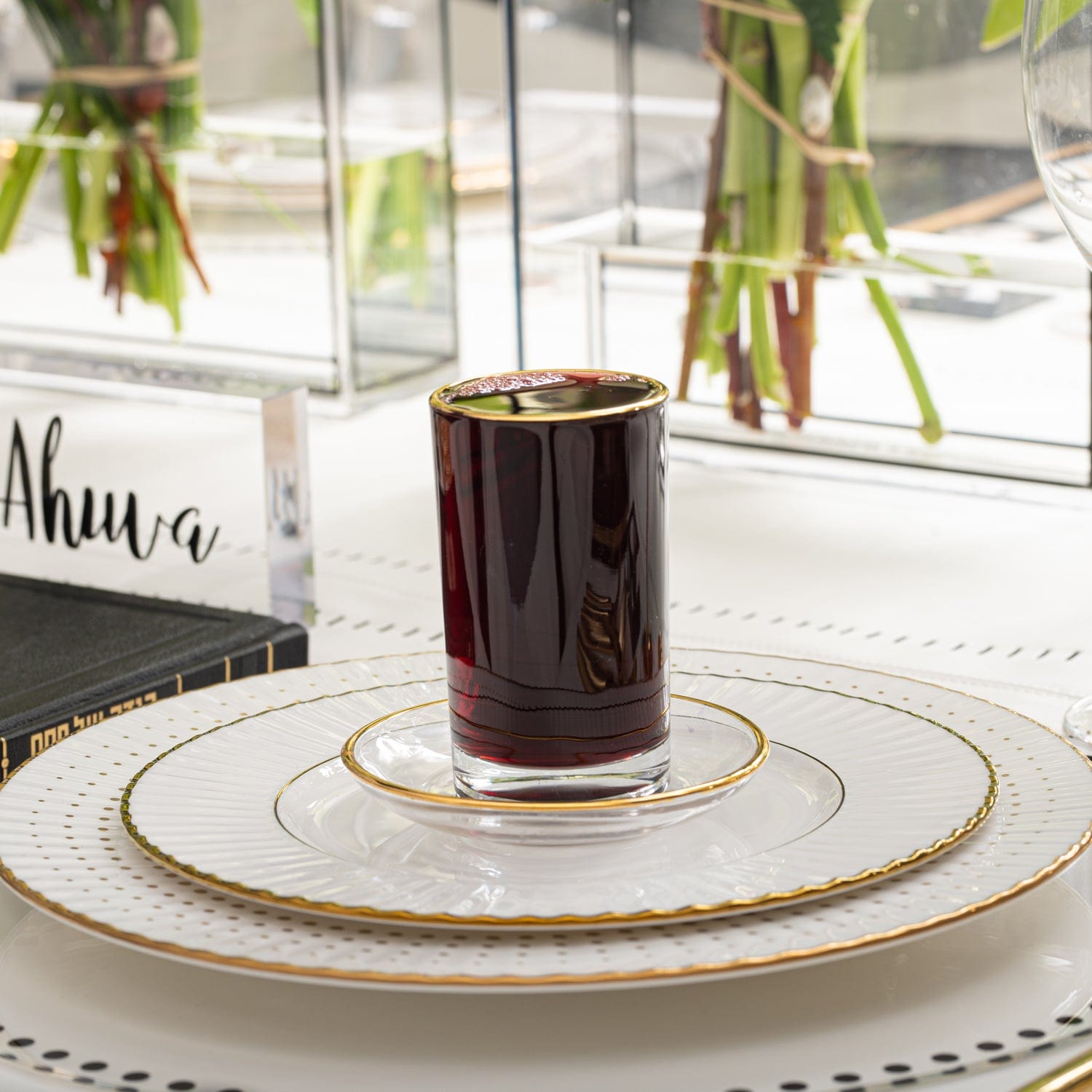 Pesach 2022 Tablescape - Waterdale Collection