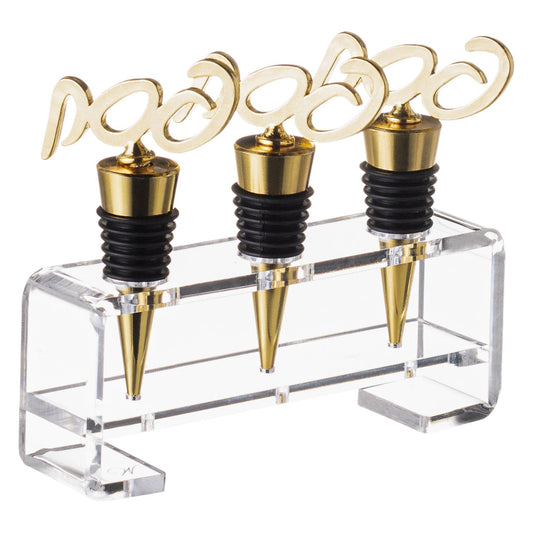 Pesach Wine Stopper Set - Waterdale Collection