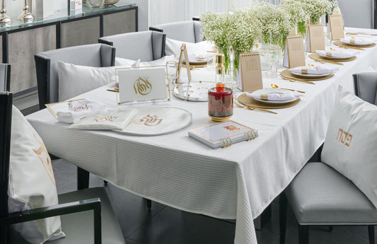 Regal Leather Pesach 2025 Tablescape
