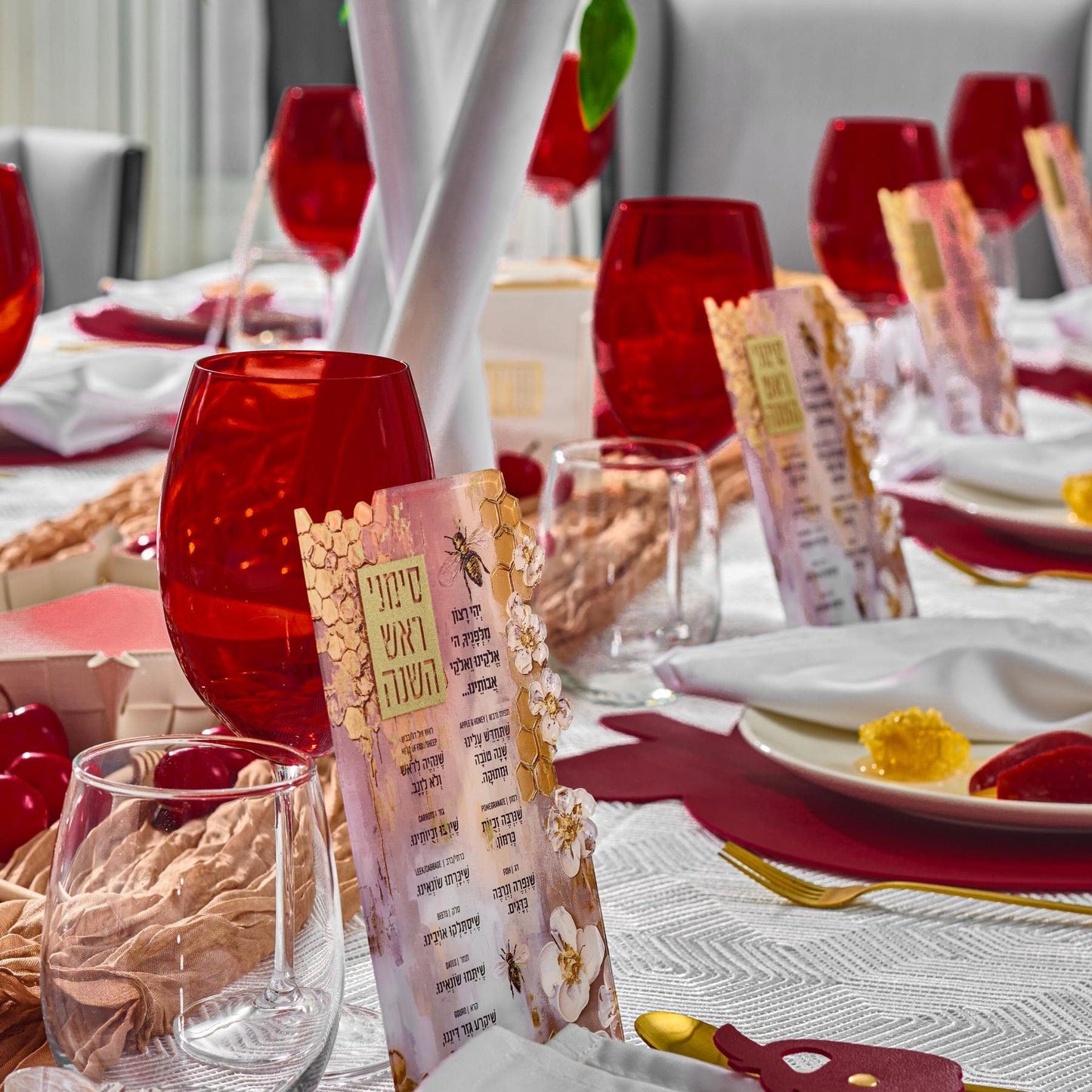 Rosh Hashanah 2025 Painted Tablescape