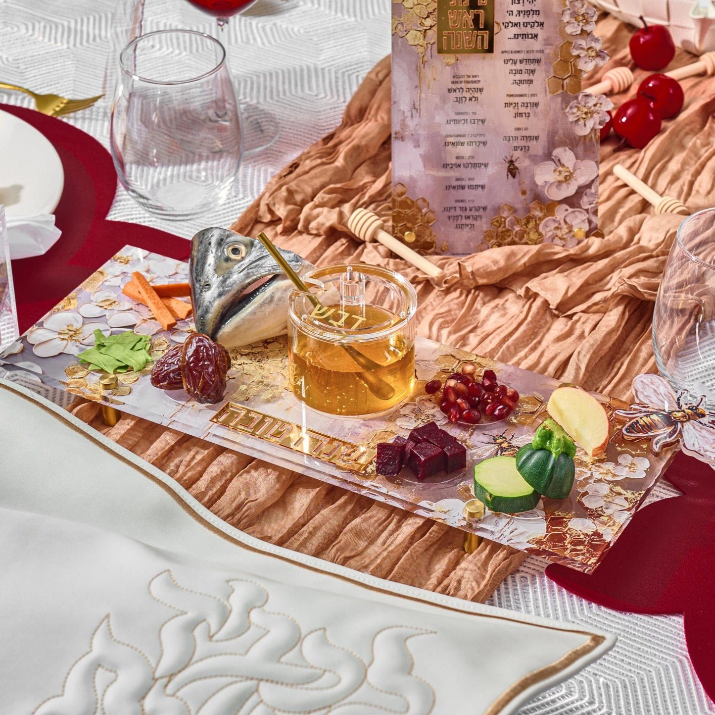 Rosh Hashanah 2025 Painted Tablescape