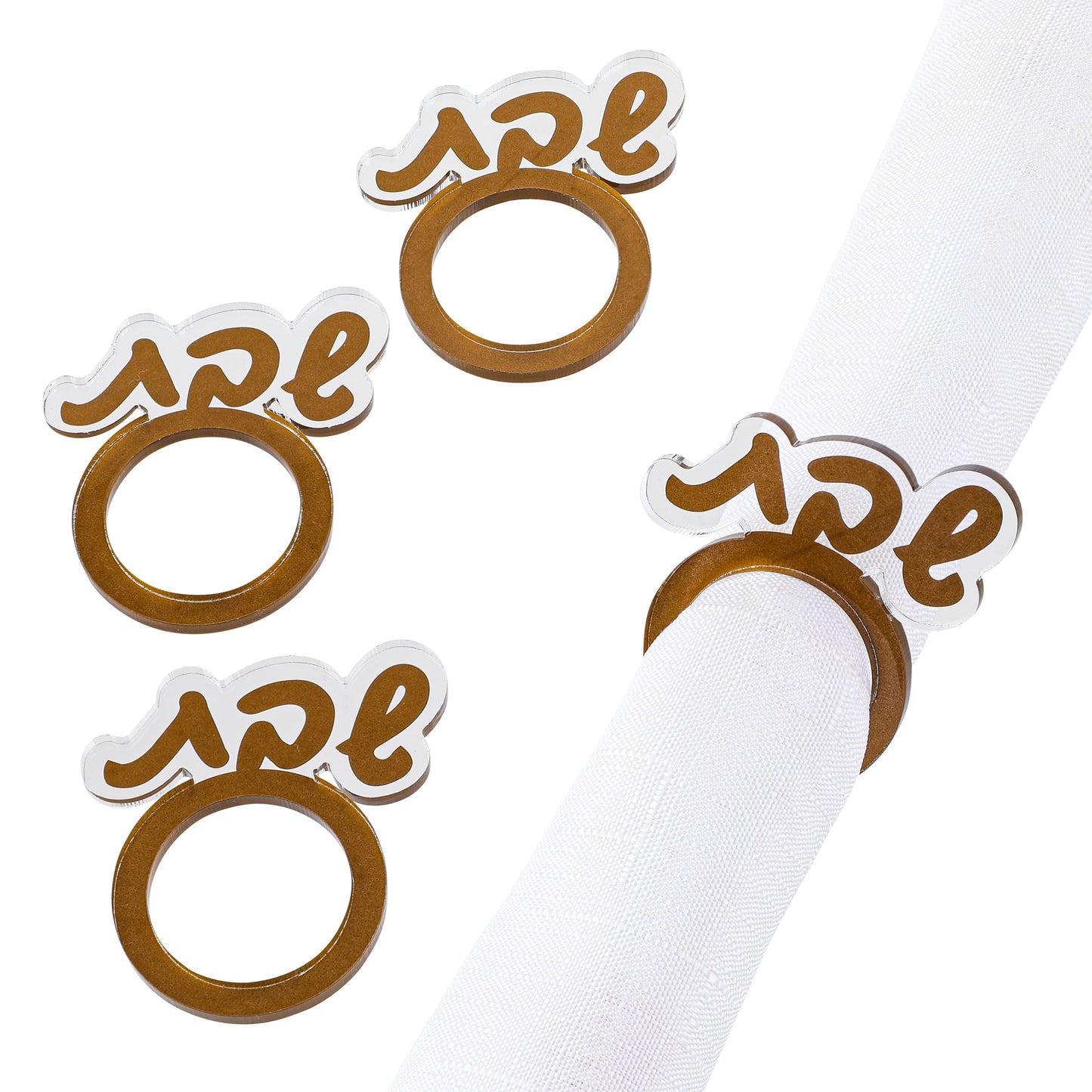 Shabbos Napkin Rings - Waterdale Collection