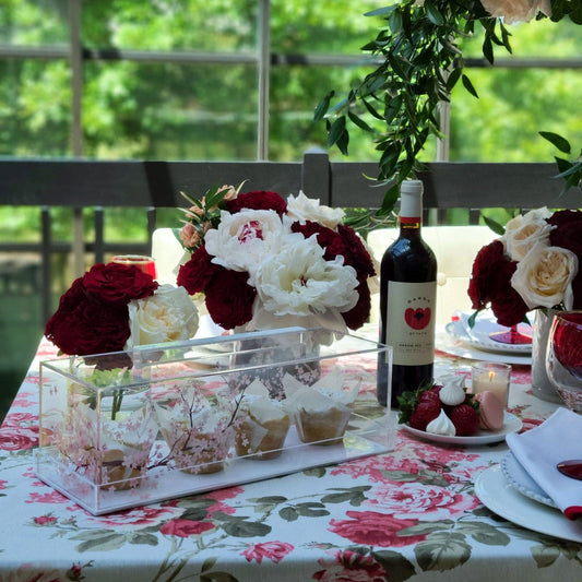 Shavuos Cherry Blossom 2025  Tablescape