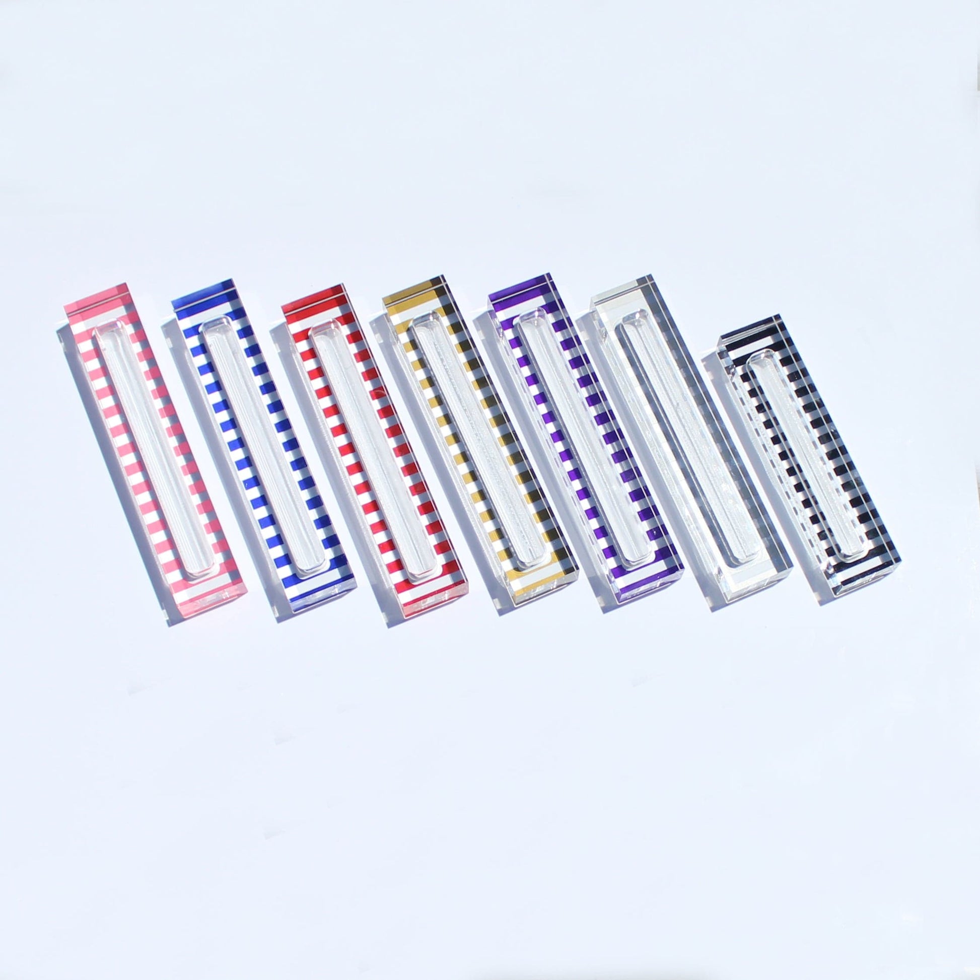 Stripe Mezuzah Case - Waterdale Collection