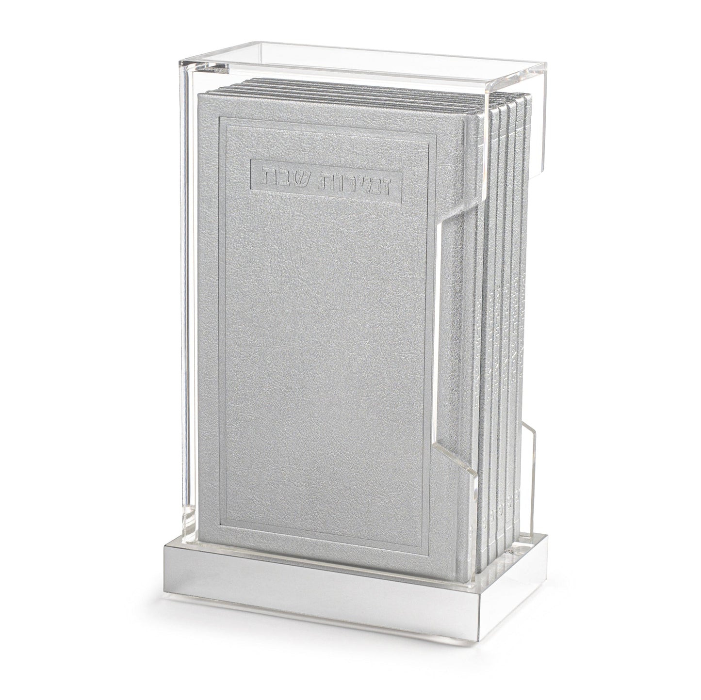 Tall Hardcover Leather & Lucite Bencher Set - Waterdale Collection