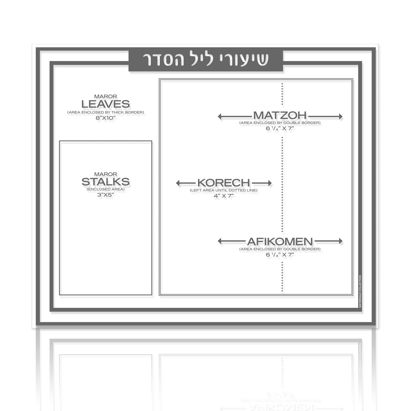 Traditional Shiurim Card - Waterdale Collection