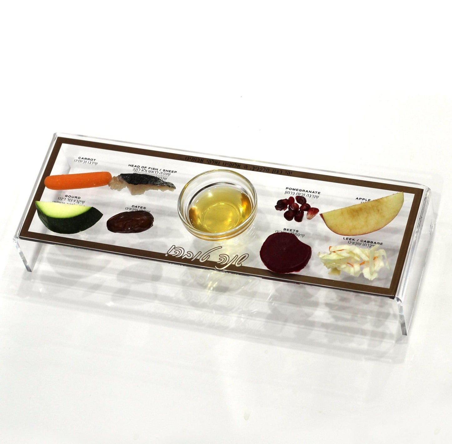 White & Gold Rosh Hashanah Tablescape - Waterdale Collection