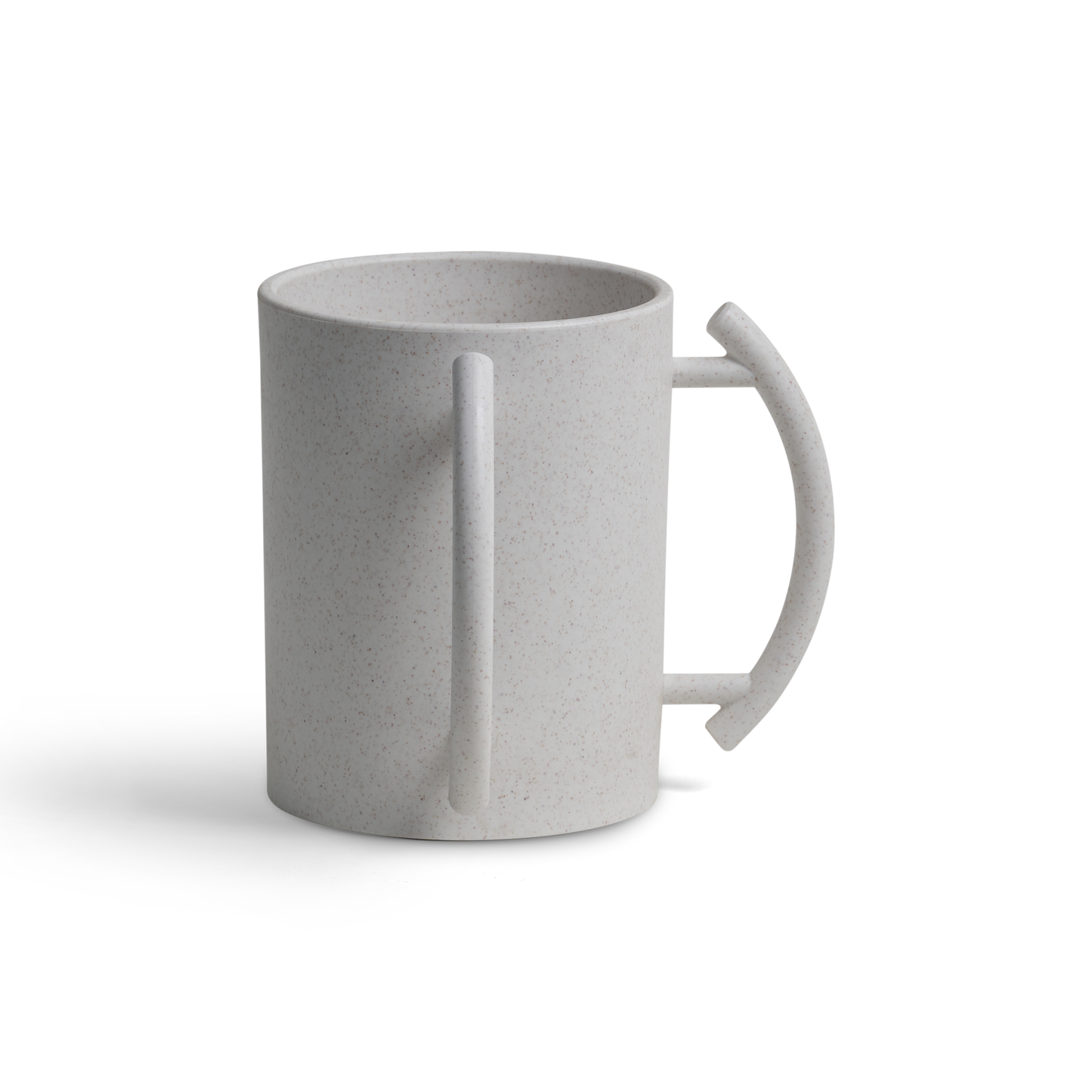 Acrylic Washing Cup  White with white hanldes
