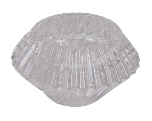 Clear 2 Sided Tealight & Candlestick - 2"x3"