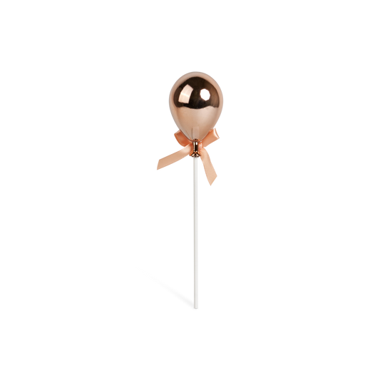 Balloon on a stick 20 cm 24 pc Gold