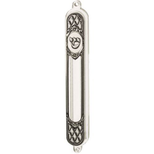 Perspex Mezuzah With Front Plaque 15 Cm