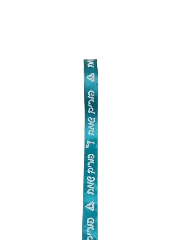 Happy Purim Ribbon - Teal Blue