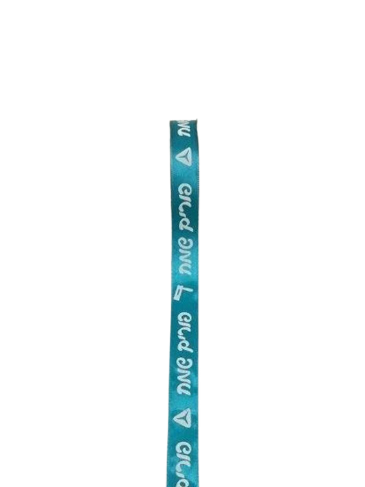 Happy Purim Ribbon - Teal Blue