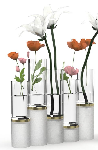 Alexandria Five-section acrylic flower vase